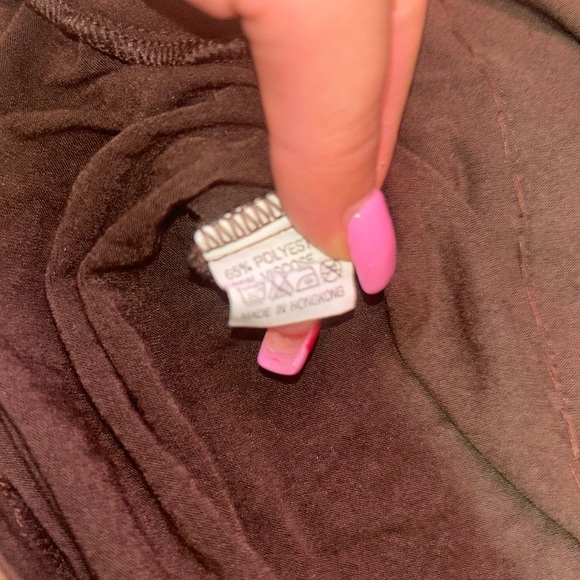 Vintage Brown Sequin Beaded Adorned Embellishments Top with Mesh Paisley Sleeves - Picture 6 of 8